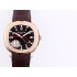 Aquanaut 5167R SF 1:1 Best Edition Brown Dial on RG Brown Rubber Strap A324 Super Clone V2