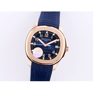 Aquanaut 5168R SF 1:1 Best Edition Blue Dial on SS Blue Rubber Strap A324 Super Clone V2