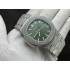 Nautilus TWF 5711/1 1:1 Best Edition Green Dial and Full Diamonds Bracelet 324CS