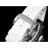 RM21-01 SS Tourbillon RMF Best Edition Skeleton Dial on White Rubber Strap