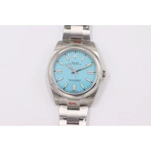 Oyster Perpetual ARF 124300 1:1 Best Edition Tiffany Blue Dial 904L Case and Bracelet SA3230