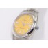 Oyster Perpetual EWF 124300 1:1 Best Edition Yellow Dial on SS Bracelet A3230