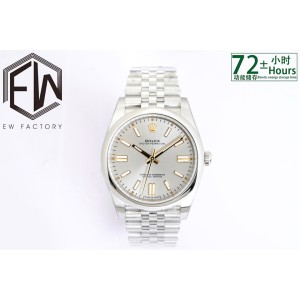 Oyster Perpetual EWF 124300 Best Edition Silver Dial on SS Jubilee Bracelet A3230