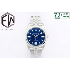 Oyster Perpetual EWF 124300 Best Edition Blue Dial on SS Jubilee Bracelet A3230