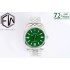 Oyster Perpetual EWF 124300 Best Edition Green Dial on SS Jubilee Bracelet A3230