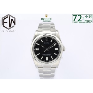 Oyster Perpetual EWF 126000 1:1 Best Edition Black Dial on SS Bracelet A3230
