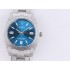 Oyster Perpetual SF 124300 Full Diamonds SS Blue Dial Bracelet A2813 Movement