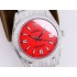 Oyster Perpetual SF 124300 Full Diamonds SS Red Dial Bracelet A2813 Movement