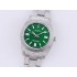 Oyster Perpetual SF 124300 Full Diamonds SS Green Dial Bracelet A2813 Movement