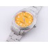 Oyster Perpetual SF 124300 Full Diamonds SS Yellow Dial Bracelet A2813 Movement