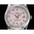 DateJust 41 SS DIWF 1:1 Best Edition Pink Arabic Dial on Jubilee Bracelet SA3235