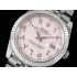 DateJust 41 SS DIWF 1:1 Best Edition Pink Arabic Dial on Jubilee Bracelet SA3235