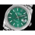 DateJust 41 SS DIWF 1:1 Best Edition Green Fluted Luminous Dial on Jubilee Bracelet SA3235
