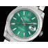 DateJust 41 SS DIWF 1:1 Best Edition Green Fluted Luminous Dial on Oyster Bracelet SA3235