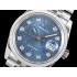 DateJust 36 SS DIWF 1:1 Best Edition Blue Computer Diamonds Dial on Jubilee Bracelet SA3235