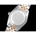 DateJust 36 SS/RG DIWF 1:1 Best Edition White Luminous Dial on Jubilee Bracelet SA3235