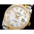 DateJust 36 SS/YG DIWF 1:1 Best Edition White MOP Diamonds Dial on Jubilee Bracelet SA3235