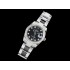 DateJust 36 SS DIWF 1:1 Best Edition Black Diamonds Dial on Oyster Bracelet SA3235