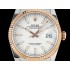 DateJust 36 SS/RG DIWF 1:1 Best Edition White Luminous Dial on Oyster Bracelet SA3235