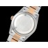DateJust 36 SS/RG DIWF 1:1 Best Edition White Luminous Dial on Oyster Bracelet SA3235