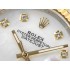 DateJust 36 SS/YG DIWF 1:1 Best Edition White MOP Diamonds Dial on Oyster Bracelet SA3235