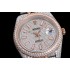 Datejust 126334 TWF Swarovski diamonds RG/SS Full diamond Dial jubilee Bracelet A2824
