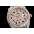 Datejust 126334 TWF Swarovski diamonds RG/SS Arab diamond Dial jubilee Bracelet A2824