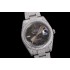 Datejust 126334 TWF SS Swarovski diamonds Gray Green Roman Dial Oyster Bracelet A2824