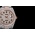 Datejust 126334 TWF RG/SS Swarovski diamonds Arab Diamond Dial Oyster Bracelet A2824