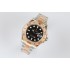 Yacht-Master EWF 126621 1:1 Best Edition SS/RG Black Dial on Bracelet A3235