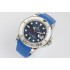 Yacht-Master EWF 126622 1:1 Best Edition Blue Dial on SS Blue Rubber strap A3235