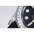 Yacht-Master JVS 226659 42mm 1:1 Best Edition Diamonds Bezel Black Dial on Black Rubber Strap VR3235