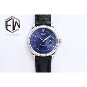 Cellini 50519 SS EWF Best Edition Blue Dial on Black Croc Leather Strap A3165