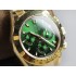 Daytona NOOB 116508 1:1 Best Edition 904L Green Dial on YG Bracelet SA4130