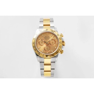Daytona SF 116503 1:1 Best Edition SS/YG 904L Steel Yellow gold Dial on Oyster Bracelet A7750