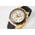Daytona SF 116518 Best Edition 18K Yellow gold shell White Dial on YG Black rubber strap A7750