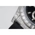 Daytona Full Diamonds JVSF Diamonds Bezel 1:1 Best Edition 904L Steel Black Dial on Oysterflex Strap A7750