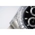 Daytona SS Full Diamonds JVSF 1:1 Best Edition 904L Steel Black Diamond Dial on Oysterflex Strap A7750