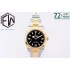 Explorer 124273 36mm 904L Steel EWF 1:1 Best Edition Black Dial on SS/YG Bracelet A3230