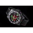 GMT Master II OMF Black Carbon Best Edition Black/Red/Green Dial on Black Nylon Strap SA3186 CHS