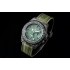 GMT Master II OMF Black Carbon Best Edition Green Dial on Green Nylon Strap SA3186 CHS