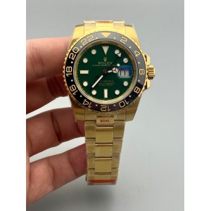 GMT Master II 116718LN NOOB 904L 1:1 Best Edition Green Dial on Oyster Bracelet VR3186/3285