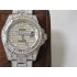 GMT Master II TWF 116769TBR Best Edition Full Diamond Dial SS Oyster Bracelet A2824