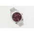 Oyster Perpetual EWF 114300 39mm 1:1 Best Edition Red Grape Dial on SS Bracelet A3132