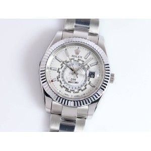 Skydweller SF AAA Level SS White Dial on Bracelet A2813 Movement