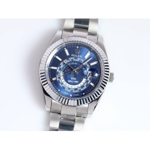 Skydweller SF AAA Level Blue Dial on SS Bracelet A2813 Movement