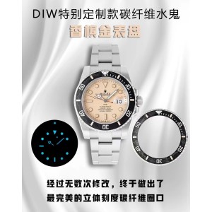 Submariner DIWF Parakeet EOC 1:1 Best Edition Dune Dial on Bracelet A3135