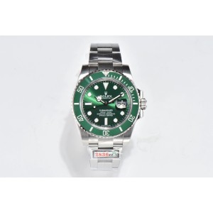Submariner ZZF 116610LN Green Ceramic 1:1 Best Edition Green Dial on SS Bracelet A2836