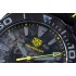 Aquaracer Calibre 5 WBD218B FC6446 TARF 1:1 Best Edition PVD Carbon/Yellow Dial on Black Nylon Strap SW200