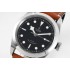 Black Bay 41 LF 1:1 Best Edition Black Dial on Brown Leather Strap A2824